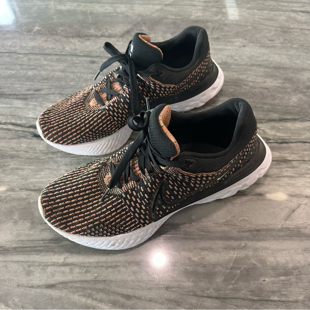 Nike React Infinity Run Flyknit 3 'Black Multi' DH5392-002 Men’s 11.5